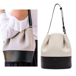 Dagne Dover Ava Leather Bucket Bag